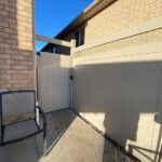 Vinyl Gate Installed in Woodstock