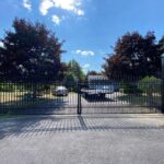 Aluminum Picket Fence Gate installed in Billings