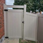 Vinyl Gate Installed in Pecatonica