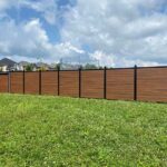 Aluminum Vinyl Fence Installed in Drayton