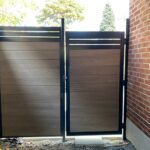 Vinyl Gate Installed in Mt Morris