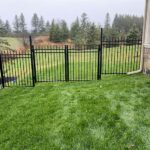 Aluminum Picket Fence Gates installed in Lovell