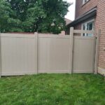 Vinyl Gate Installed in Rockford