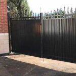 Aluminum-Privacy-Gates-Installed-in Ten Sleep