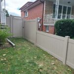 Vinyl Gate Installed in Cherry Valley