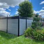 Aluminum Vinyl Fence Installed in Dekalb