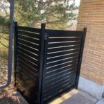 Horizontal Aluminum Fence Gate Installation in Keystone