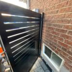 Horizontal Aluminum Fence Gate Installation in Sturgis