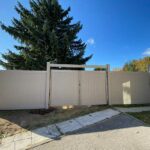 Vinyl Gate Installed in Evanston