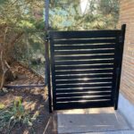Horizontal Aluminum Fence Gate Installed in Alliance