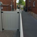 Vinyl Gate Installed in Orland Park