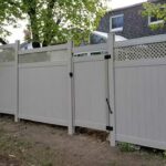 Vinyl Gate Installed in Tinley Park