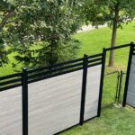 Aluminum Vinyl Fence Installed in Ranier