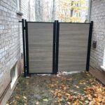 Vinyl Gate Installed in Minooka