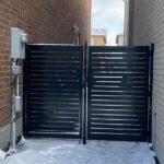 Horizontal Aluminum Fence Gates Installation in Holyoke