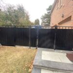 Aluminum Corrugated Fence Gate Installed in Garryowen