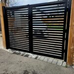 Horizontal Aluminum Fence Gates Installed in Mccook