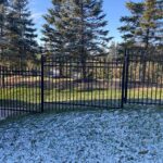 Aluminum Picket Fence Gate Installed in Forsyth