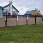 Aluminum Vinyl Fence Installed in Lake Bronson
