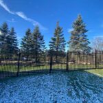 Aluminum Picket Fence Installed in Bismarck