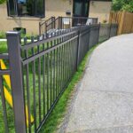 Aluminum Picket Fence Installed in Eugene