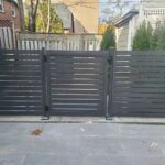 Aluminum Semi Privacy Fence Installed in Camden