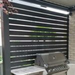 Aluminum Semi Privacy Fence Installed in Gallatin