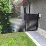 Aluminum Semi Privacy Fence Installed in Greensburg