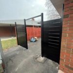 Aluminum Semi Privacy Fence Installed in Hopkinsville