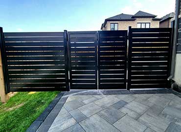 Aluminum-Semi-Privacy-Fence-Installed-in-New-Jersey