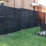 Aluminum Semi Privacy Fence Installed in Tell City