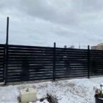 Aluminum Semi Privacy Fence Installed in Tullahoma