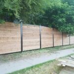 Aluminum Wood Fence installed in Cochran