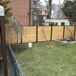 Aluminum Wood Fence installed in Eastman