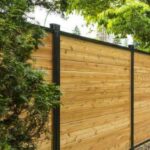 Aluminum Wood Fence installed in Macon