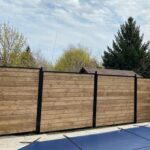 Aluminum Wood Fence installed in Metter