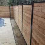 Aluminum Wood Fence installed in Milledgeville USA