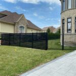Horizontal Aluminum Fence Installed in Appleton