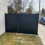 Horizontal Aluminum Fence Installed in Columbus Ohio