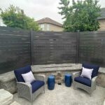 Horizontal Aluminum Fence Installed in Delaware Ohio