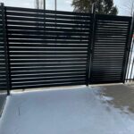 Horizontal Aluminum Fence Installed in Dublin