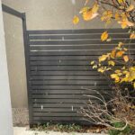 Horizontal Aluminum Fence Installed in Evansville