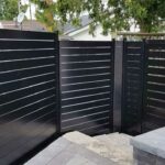 Horizontal Aluminum Fence Installed in Kentucky