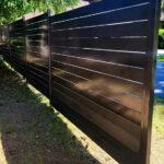 Horizontal Aluminum Fence Installed in Louisville