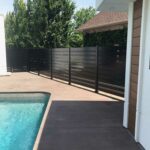 Horizontal Aluminum Fence Installed in Westerville