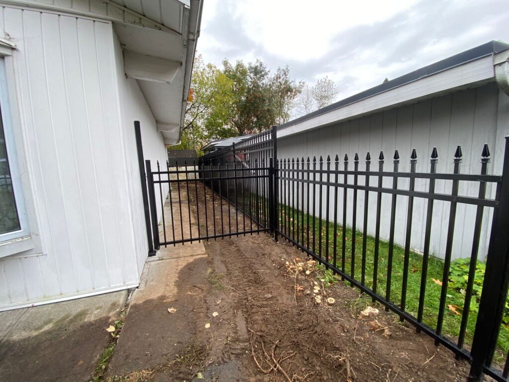 aluminum picket fence panels usa