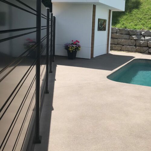 aluminum fence california